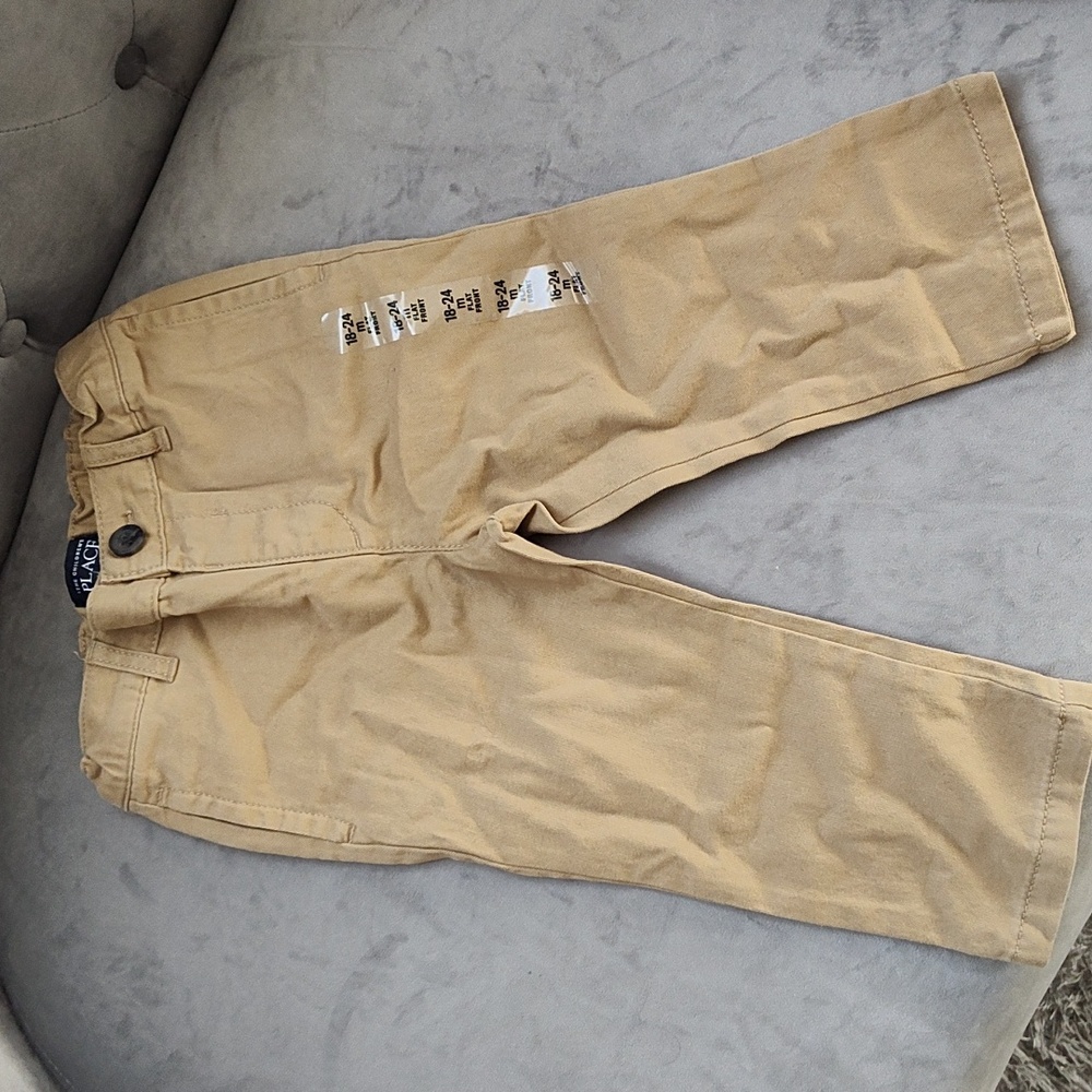 The Children's Place Boys Khaki Pants-18-24 mo